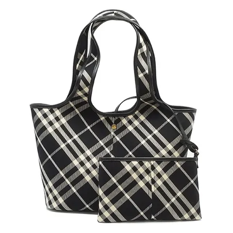 버버리 노바 체크 캔버스 토트백 8094686