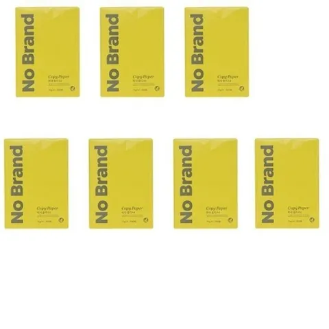 [노브랜드] 노 브랜드 A4복사용지A4 75g 500매x7 총3500매 Nobrand