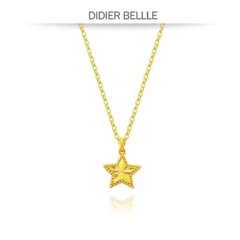디디에벨라 24k 심플 스타 목걸이3.75g