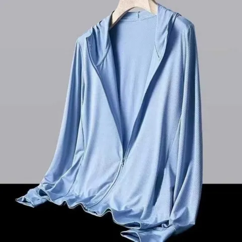 여름 쿨링 남성 메쉬 후드 집업 자켓 긴팔 바람막이