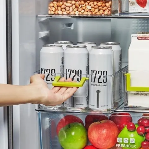 키밍 다용도 투명 수납함 서랍식 냉장고 정리함