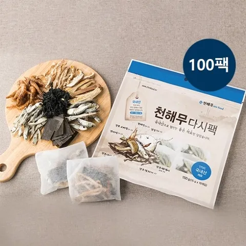 천해무 다시팩 100팩 (15g*10팩*10봉)