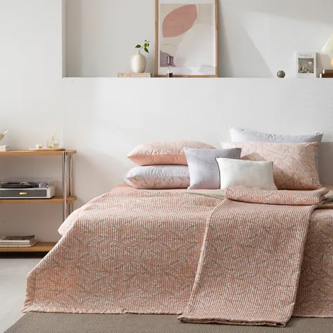 보몽드 소프트워싱 줄누비 스프레드 2장세트 (Q)