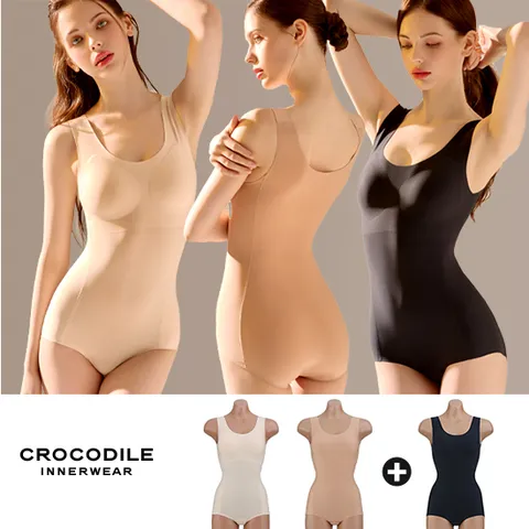 [크로커다일] 신상! 추가생산NO 노라인 올인원 감탄 바디수트 3종