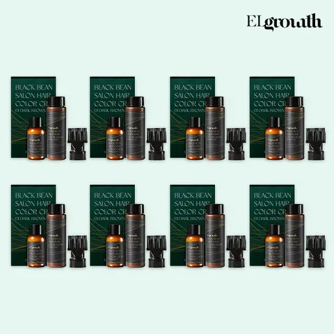 일명 커피염색제, 엘그로스 헤어살롱 커피염색 기본구성 (8박스)