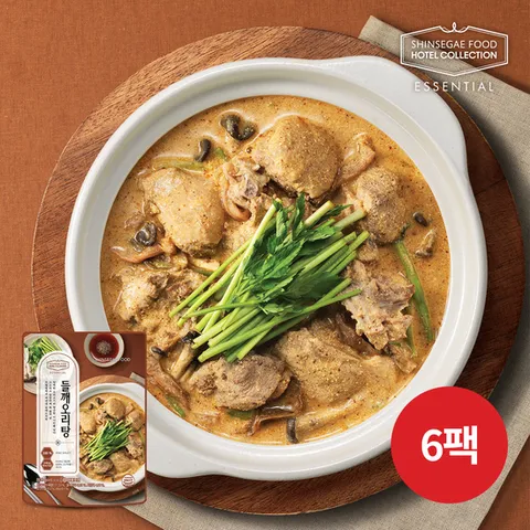 신세계푸드 호텔컬렉션 들깨오리탕 800g x 6팩, 4.8kg