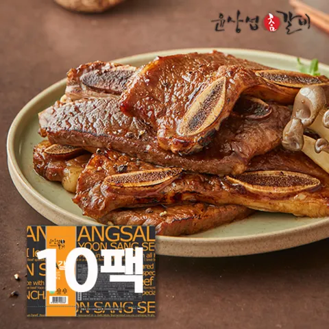 (TV) 윤상섭 LA갈비 10팩(400g*10팩, 총 4kg)