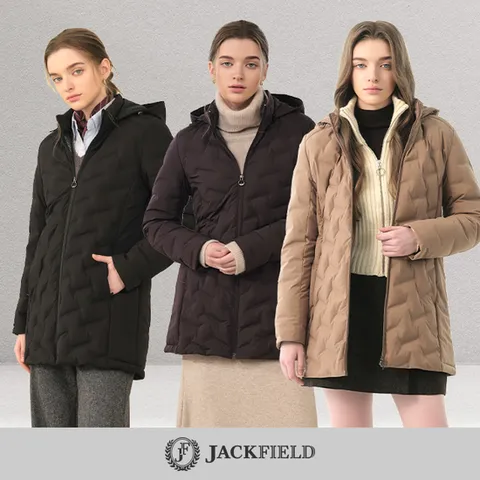잭필드 여성 프라우덴 덕다운 기모 패딩