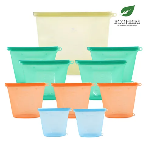 에코하임 밀폐 실리콘백 세트(총10종)