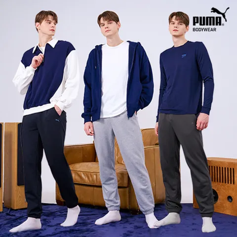 [푸마] 코튼 테리팬츠 남성 3종 (조거핏)