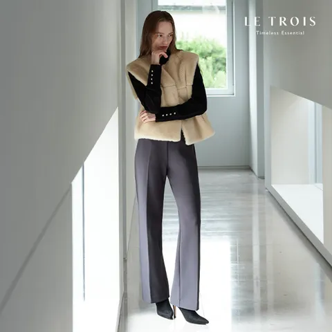 [LETROIS]24FW 르투아 기모 본딩 텐션업팬츠 3종