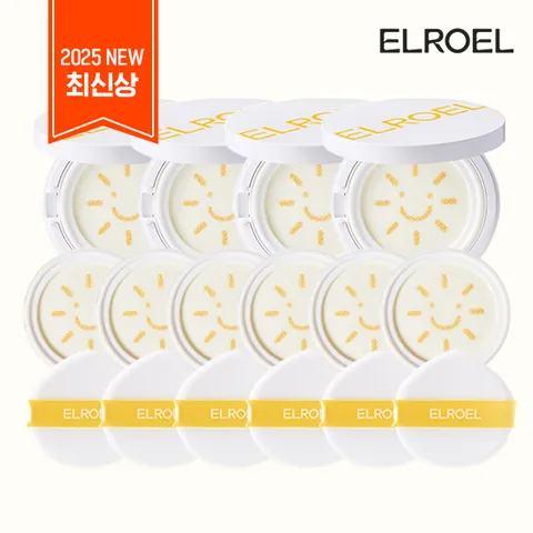 방송에서만 리필2개 더! 2025 엘로엘 팡팡 빅 선쿠션S9 더블구성