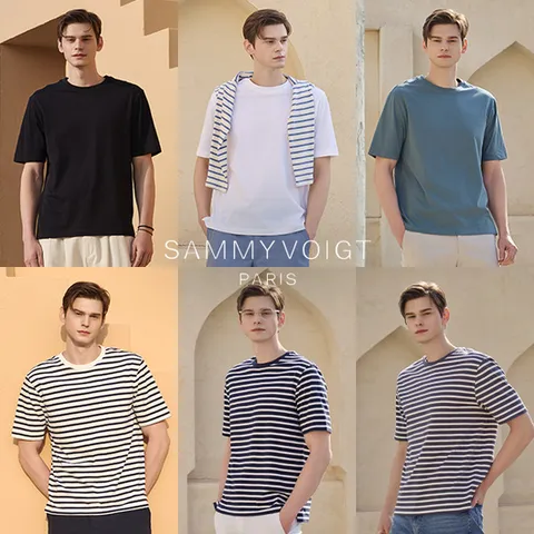 (최초가59,900원)25SS 새미보이트 남성 오가닉 코튼100 티셔츠 6종