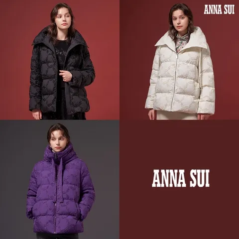 [안나수이] 메탈 자수 구스다운