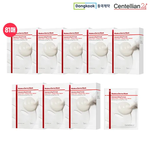 [최신상] 동국제약 마데카 더마 마스크 인텐시브 리프팅 포뮬러 81매