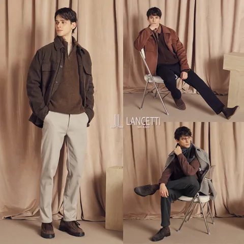 란체티 남성 기모 본딩 면팬츠 3종