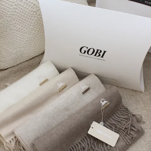 GOBI 고비 캐시미어 산양자수 오가닉/베이직 170x30cm 2종 택1 