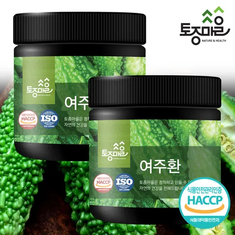 (토종마을)HACCP인증 국산 여주환 300g X 2개