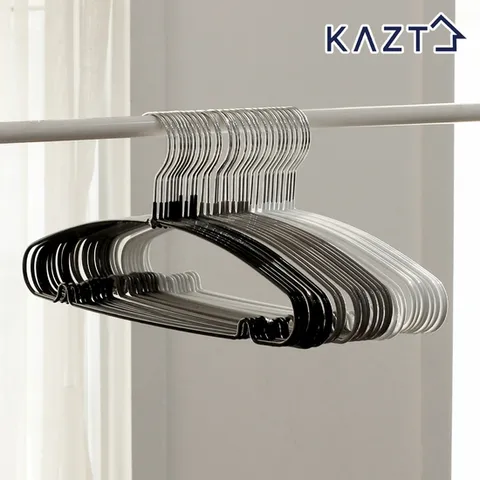 프리미엄 논슬립 코팅 옷걸이 50개