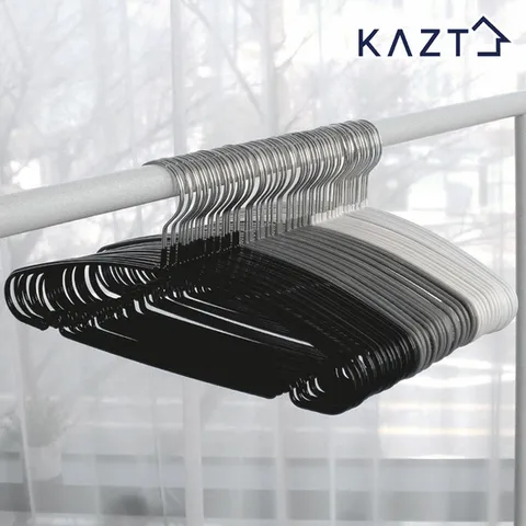 프리미엄 논슬립 코팅 옷걸이 100개