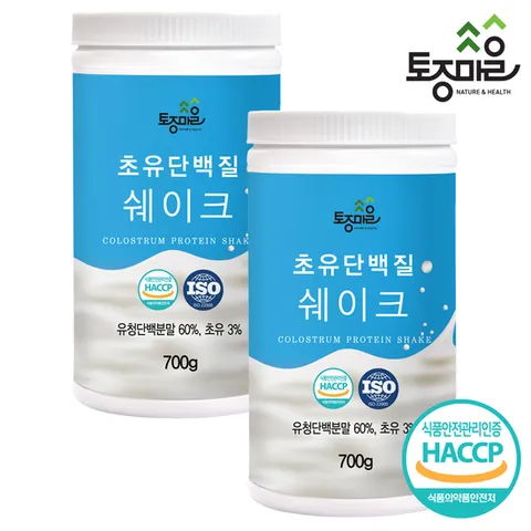 (토종마을) 초유단백질쉐이크 700g X 2개
