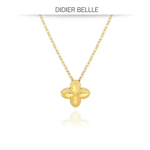 디디에벨라 24k 샌딩 클로버 목걸이3.75g