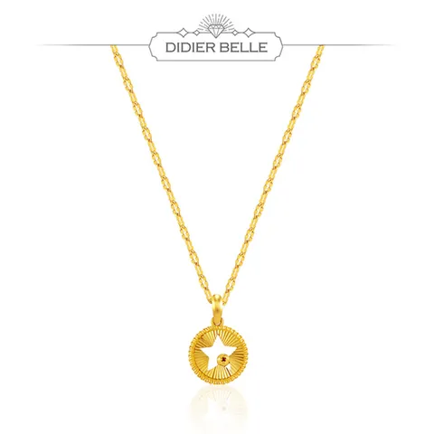 디디에벨라 24k 샤인 스타 목걸이7.5g