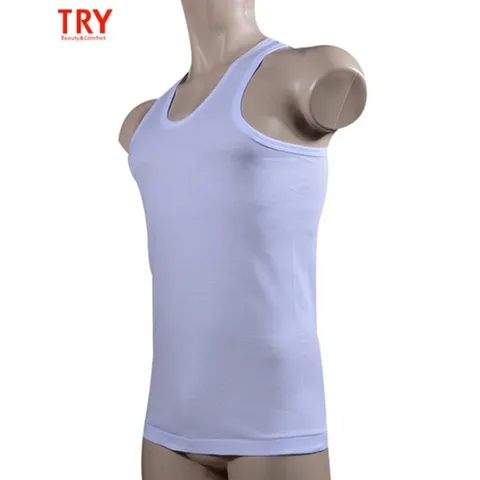 [트라이][남런닝]순면 남성런닝 -90~105까지