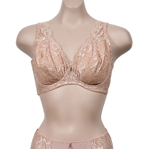 [피오나][BR7283D컵]자수레이스 빅사이즈  D컵브라