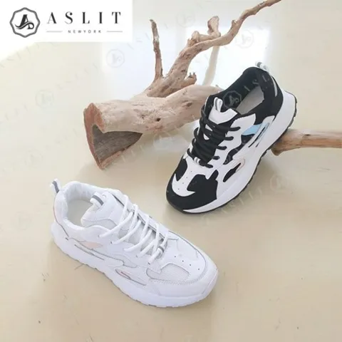[애슬릿] 여성 레터링 어글리 슈즈 런닝화 운동화 5cm