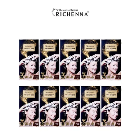 리체나 샴푸형 3분 염색제 10박스