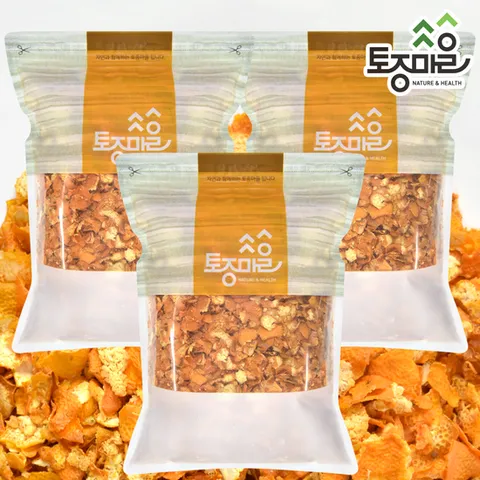 (토종마을)국산 진피 절단 600g X 3개