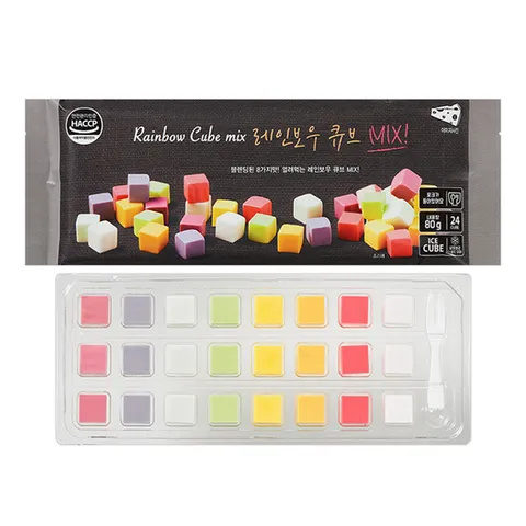 [레인보우큐브] 오리지널 치즈 믹스 80g x 1팩 (팩당 24입)