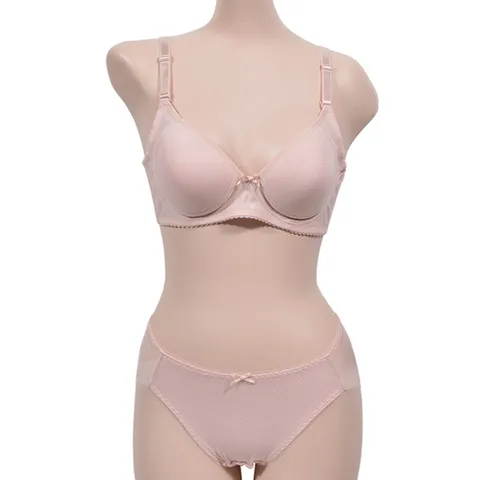 [비비안][ST7100-B]몰드 노와이어 B컵 브라팬티세트