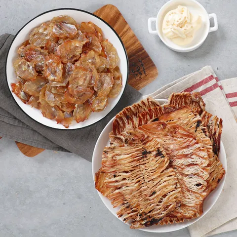 [Oh굿마트] 국내가공 미니 오븐에 구운 쥐포 200g + 구운 오징어포 200g