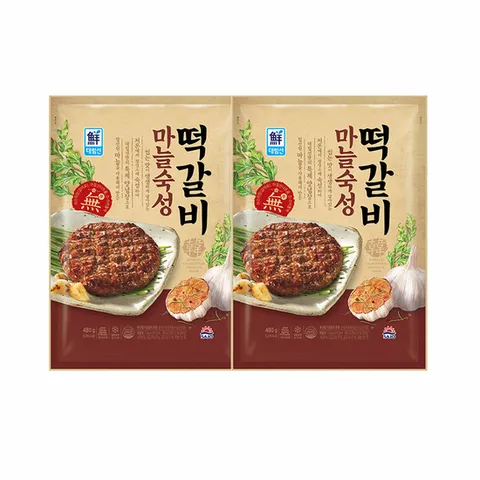 [대림냉동] 마늘숙성떡갈비 480g x2개