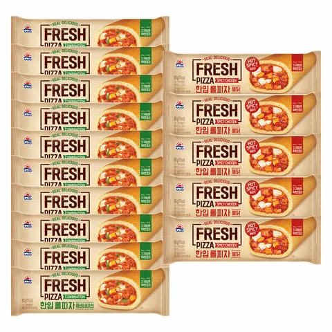 [대림냉동] 한입 롤피자 콤비네이션80g x10개 + 불닭80g x5개