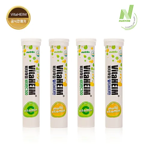 발포비타민 비타민C 2개 + 멀티비타민 2개 