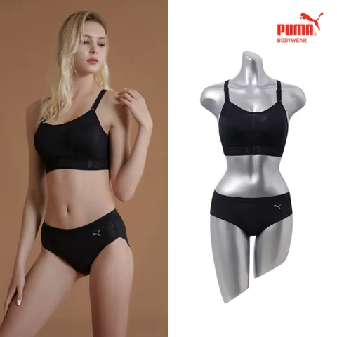 [푸마] NEW 누디 액티브핏 브라팬티 2종 에슬레저블랙 여성 최신상