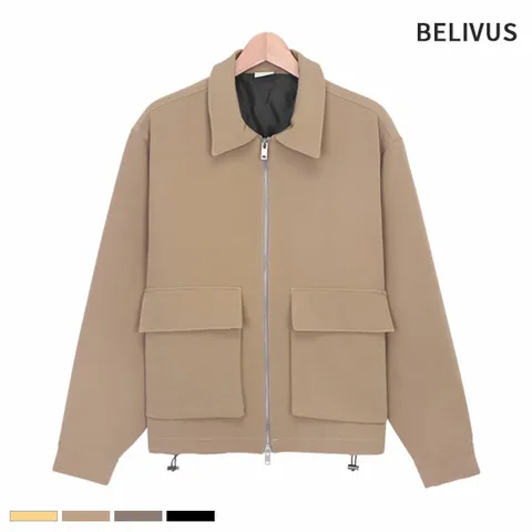 빌리버스 남자 블루종 BLS009 남성 집업 자켓 간절기 아우터