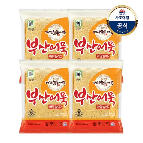 [대림냉장] 부산어묵마당놀이2 1,000g x4개