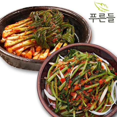 [푸른들] 전라남도 함평김치 / 파김치 2kg + 열무김치 2kg