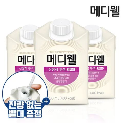 메디웰 신장식[투석] 1박스 (200ml x 30팩) 환자식 식사대용