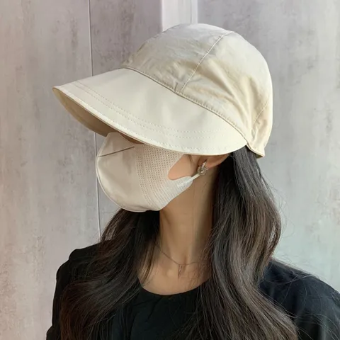 덕스 캐주얼 드로스트링 버킷햇 볼캡