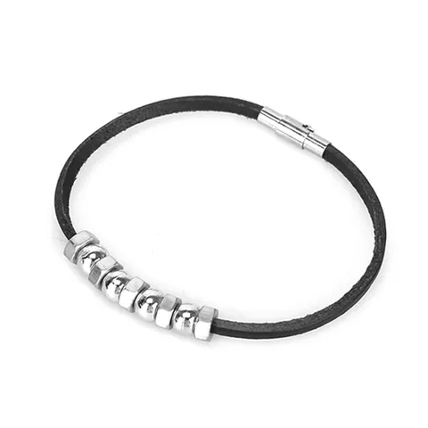 스콰즈 팔찌 SIDA032 3COLOR 써지컬스틸 볼장식 여성 남성 커플 액세서리