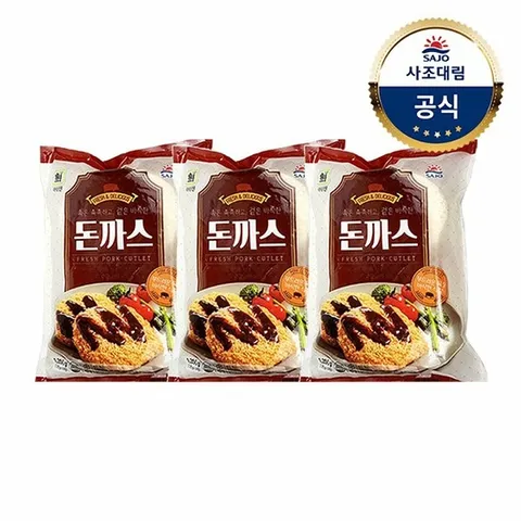 [대림냉동] 대림선돈까스 1,350g x3개