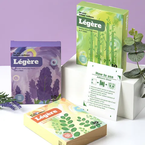 [레제르}아로마 수액패치 발패치 10매입 (라벤더향/유칼립투스향/대나무향)