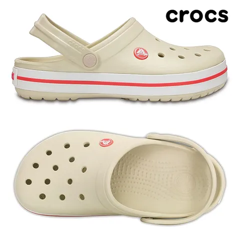[크록스] 남여공용 크록밴드 크림 11016-1AS