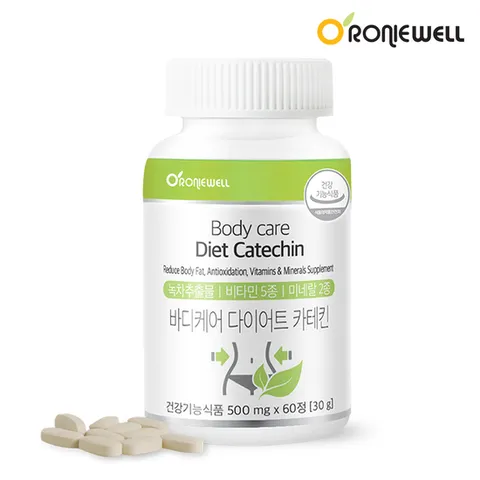 [로니웰] 바디케어 다이어트 카테킨 60정 1개 (1개월분)