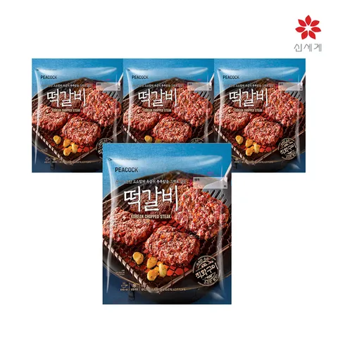 [피코크] 떡갈비 450g x 4팩